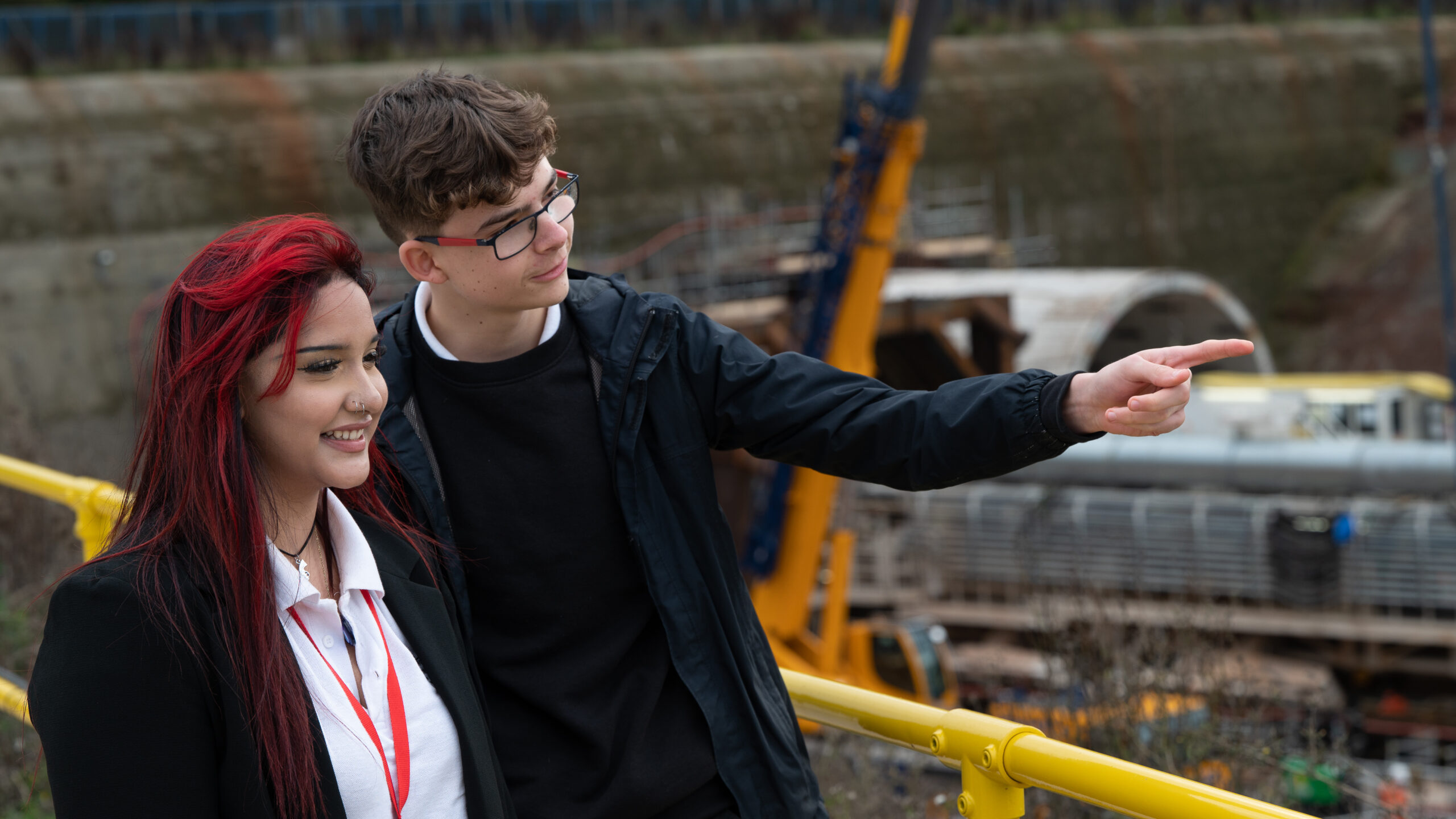 Students attending the launch of Open Doors 2023 – Photo Credit HS2 Ltd